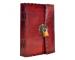 Handmade Genuine Antique Leather Journal Simple Diary With Key Lock Journal
